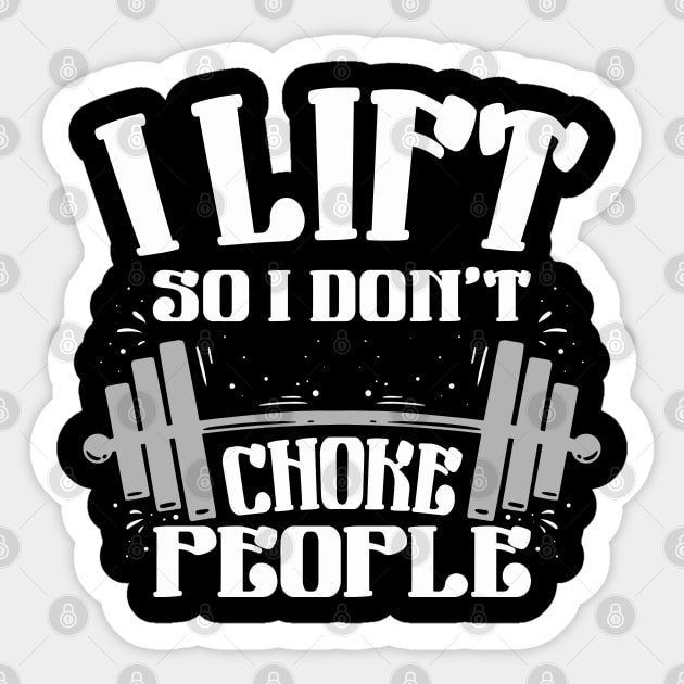 Funny Weightlifting Sticker by Design Seventytwo